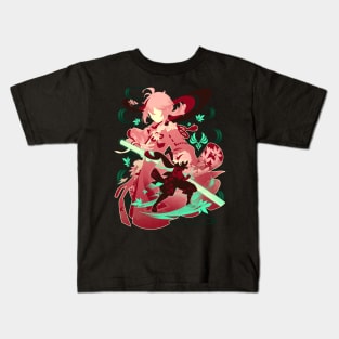 Scarlet Leaves Kazuha Kids T-Shirt